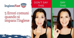 5 Errori Comuni Quando si Impara l’Inglese